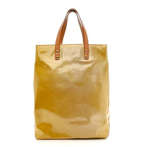 Louis Vuitton Vernis Reade Mm Beige #230486L37B
